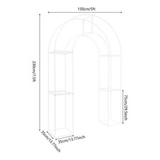 Wedding Arch Flowers Frame, Backdrop Stand, Wedding Party Arch Backdrop Stand