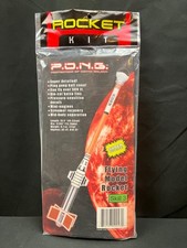 Custom P.O.N.G. Flying Model Rocket Kit - Sealed - Unique - Cool