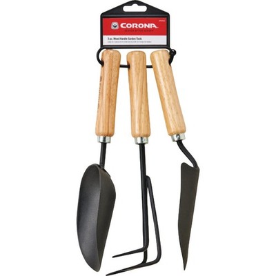 Corona Wood Handle Garden Tool Set (3-Piece) SP10002 Corona SP10002 038313716028