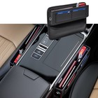For Mazda Accessories Car Seat Gap Storage Bag Crevice Box Holder Card Organizer