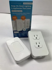 Switchmate SKLPPVT2 Instant Smart Home Starter Kit, Snap-on Toggle W/ Outlet