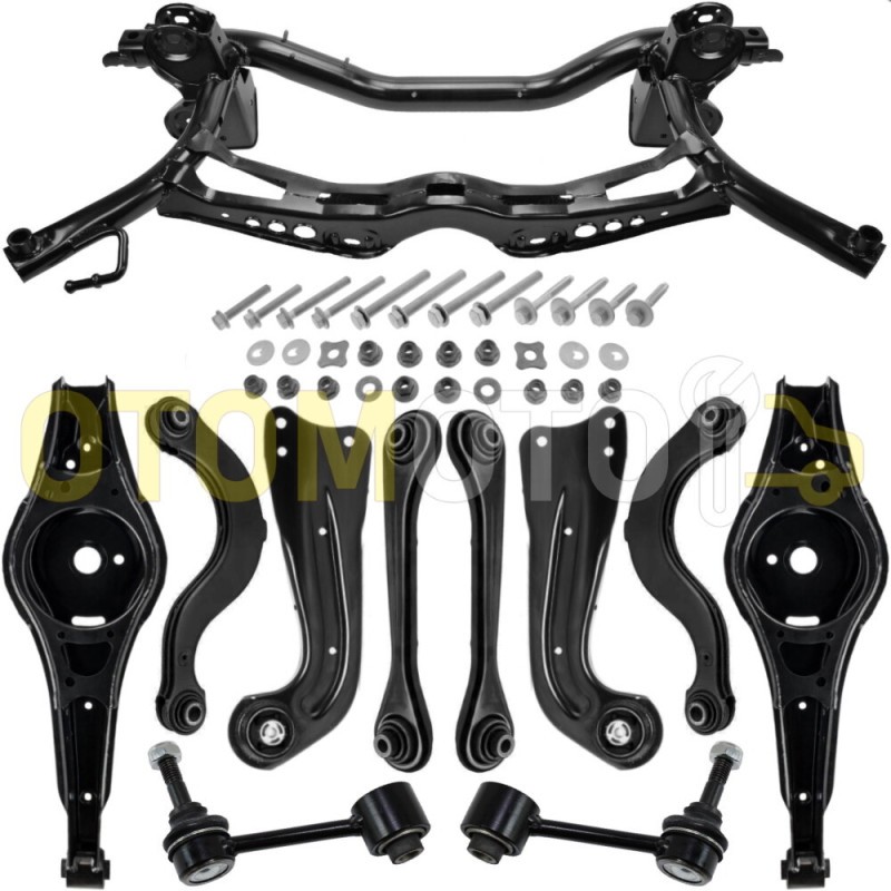 Bras de suspension arrière renforcé pour VW Touran 1T améliorant la stabilité