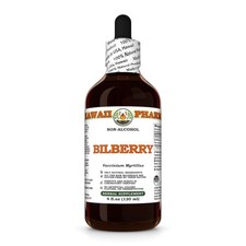 Bilberry Vaccinium Myrtillus Glycerite, Dried Leaf Liquid Extract
