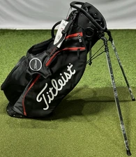 Titleist Players 4 Stand Carry Golf Bag TB23SX4 Black/Black/Red NEW