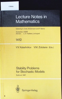 Stability Problems for Stochastic Models. Proceedings of the 11th International 