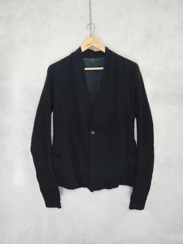 Rick Owens blazer di lana 1 bottone taglia US 10