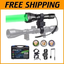 Waterproof Zoomable Hunting Flashlight Pack