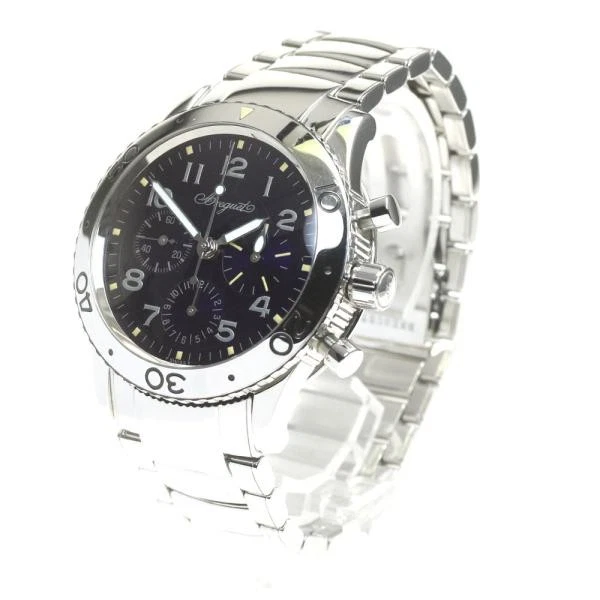 Breguet — Breguet Aeronaval Type XX 3807 39mm SS Blue Dial Automatic Watch #C1570