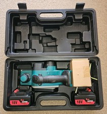 Brushless Cordless Electric Wood Planer Battery 15000RPM  Tool with 2 Batteries