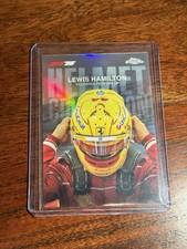2025 Topps Chrome Formula 1 F1 Lewis Hamilton Helmet Collection Refractor #HC-2