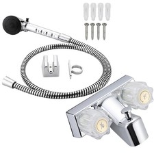 RV Shower Faucet with Hose and Head, RV Outdoor Shower Kits, RV Tub Faucet wi...
