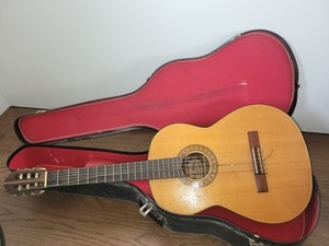 Vintage Fuji Guitar Classical Guitar Project With Case MIJ Japan 