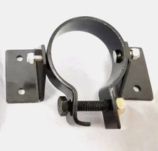 Adjustable 2 Split Swivel Steering Column Floor Mount Clamp Mounting Bracket