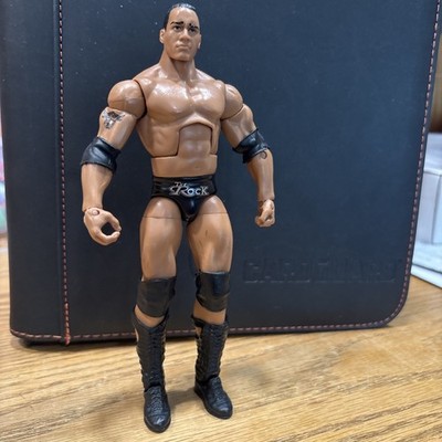 The Rock 2011 No Tattoos Mattel WWE Basic Action Figure 7''