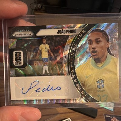 Panini Prizm 2026 FIFA World Cup João Pedro Prizm Int'l Ink Auto II-JP Brazil