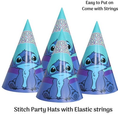 Lilo & Stitch Geburtstag Hut Zubehör Kindergeburtstag Party Deko Blau UK