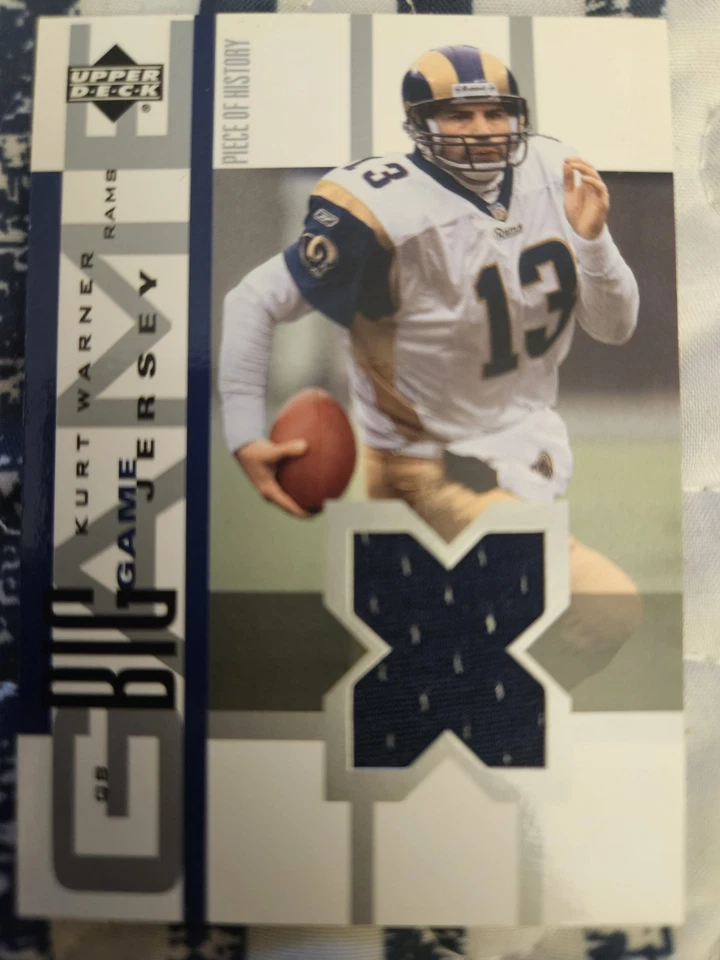 2002 UPPER DECK #BGJ-KW KURT WARNER JERSEY ST. LOUIS RAMS HOF 1249 - Image 2 of 4