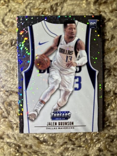 Jalen Brunson 2018-19 Panini Threads Silver Sparkle RC #124
