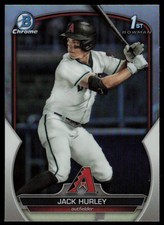 2023 BOWMAN DRAFT CHROME REFRACTORS JACK HURLEY RC ARIZONA DIAMONDBACKS #BDC-162