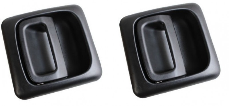 Poignées de portes avants pour Jumper Boxer Ducato 2002-2006 en ABS noir