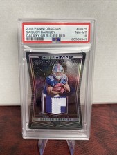 2018 Panini Obsidian Galaxy Gear Saquon Barkley #GG25 Red Rc Mem (1/5) Giants