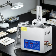 Ultrasonic Vinyl Record Cleaner, 7-12 Inch Record Cleaning Machine For 8 Records