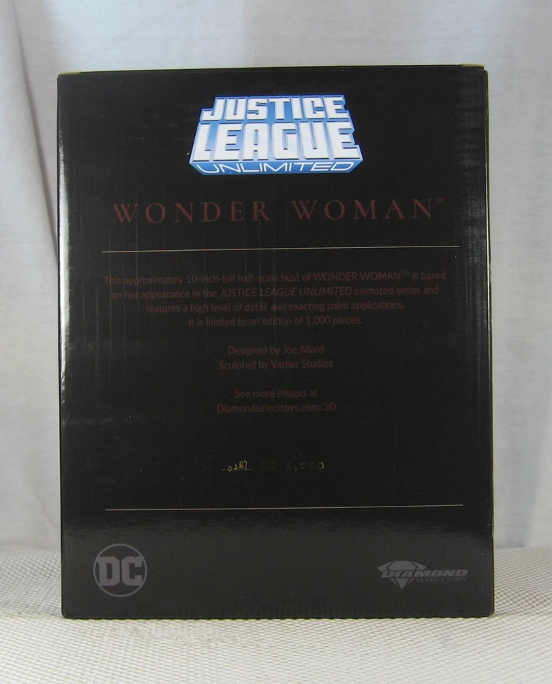 Busto animado 1/2 DC Legends in 3D Wonder Woman 288/1000 Diamond Select SELLADO Foto 4 de 4