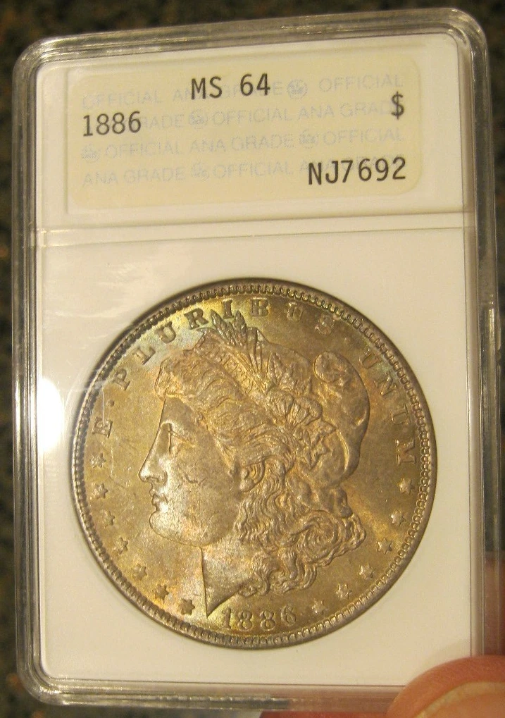MS 64 Graded 1886 Year Morgan US Dollars (1878-1921) for sale | eBay