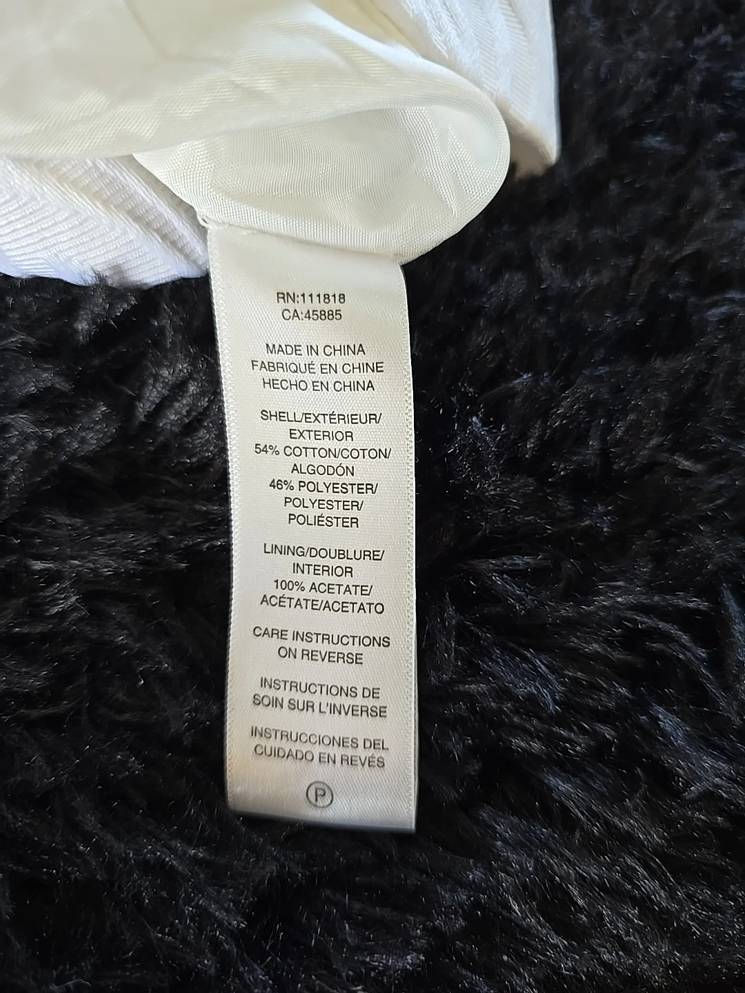 Abito midi Michael Kors bianco con fodera in seta taglia 12