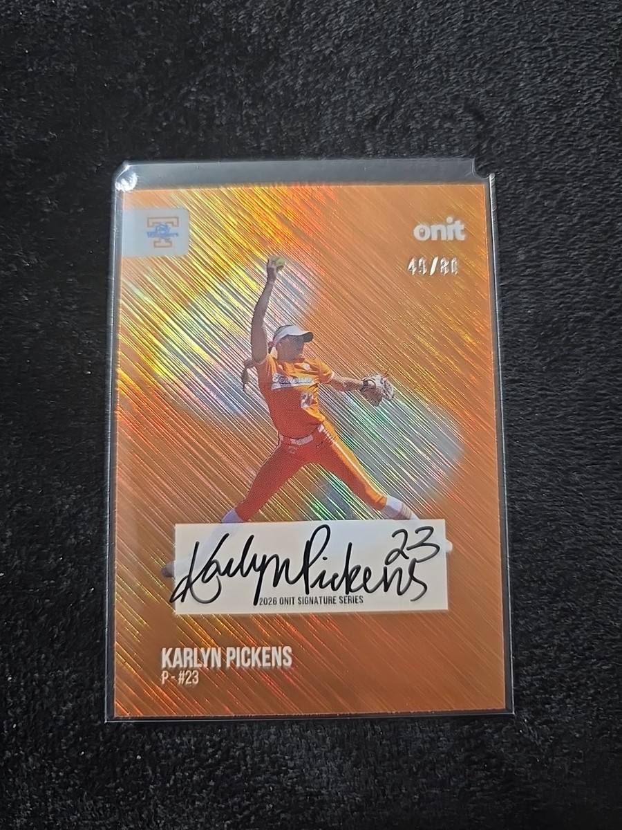 井上未唯奈 BIG JERSEY CARD 12/90 2026 Onit Tennessee Lady Vols Softball Signature Series Karlyn