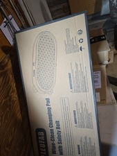 Fleufab Wipe-Clean Changing Pad with Safety Belt