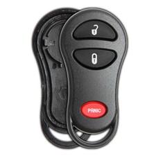 Remote Key Blank Shell Case Cover Replacement For Chrysler Jeep Dodge 3 Buttons Remote Key Blank Shell Case Cover Replacement For Chrysler Jeep Dodge 3 Buttons