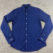 Tommy Hilfiger Slim Fit Men s Dress Shirt Button Up Medium Blue
