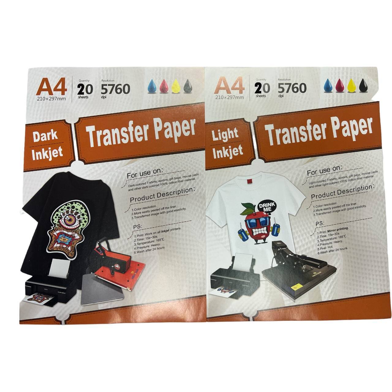 Inkjet Printable Heat Transfer Paper 