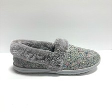 Skechers Womens Bobs Too Cozy Slipper Gray Size 11 M