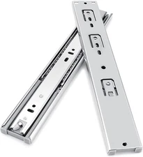 Side Mount Soft Self Closing Ball Bearing Kitchen Drawer Holder Slide Rails 12"