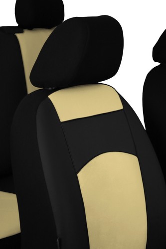 ART. LEATHER TAILORED SEAT COVERS FOR NISSAN PRIMASTAR 2007-2014 MINIBUS 9 SEATS - Picture 20 of 20