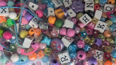 700g Assorted Friendship Bracelet Maker Craft Bead Bundle Y2K Festival Candy