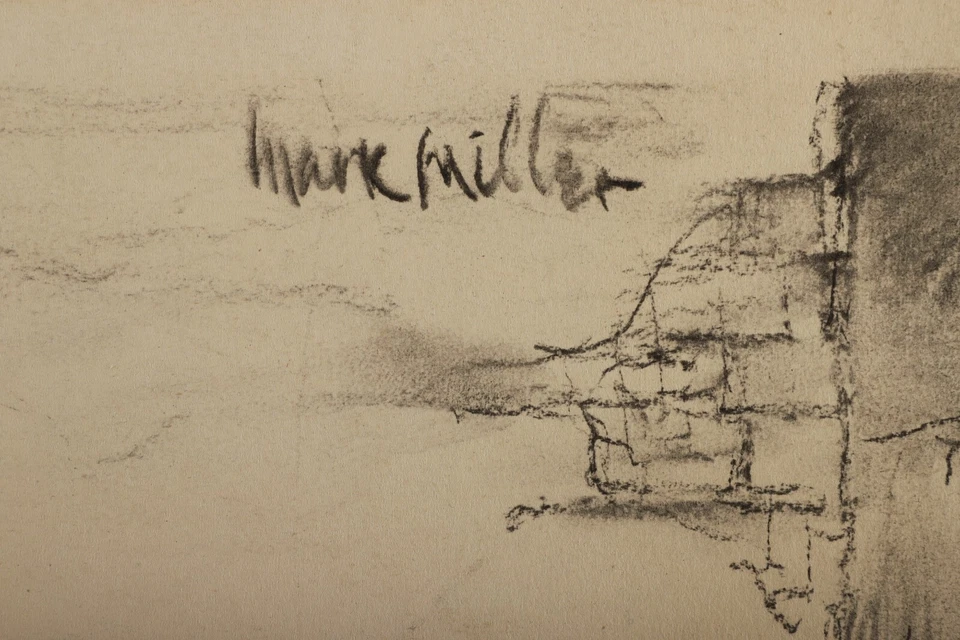 Marshall Dawson Mark Miller Tender Embrace Original Pencil Signed Illustration - Image 3 of 4