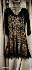 Black Lace Dress Size S Always Indigo