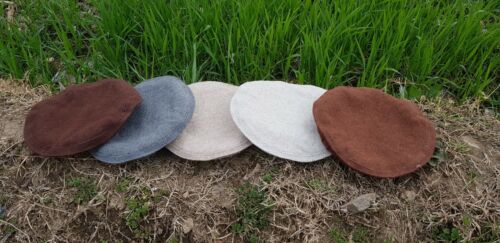 Afghani Handmade Hat Chitrali Pakol Cap Peshawari Gift 100% Wool - Picture 8 of 45