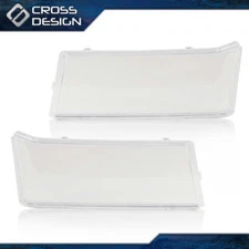 Clear Headlights Lamps Lens Cover Fit For 04-12 GMC Canyon/Chevy Colorado Pickup