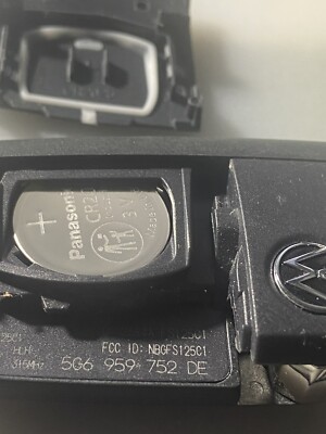 5G6 959 752 DE OEM VOLKSWAGEN VW FLIP KEYLESS REMOTE ENTRY FCC ID