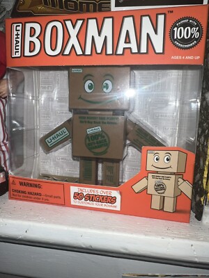U-Haul Company Collectible Boxman Figurine New Complete