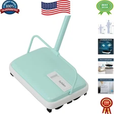 Easy-To-Use Mini Carpet Sweeper - Quick, Quiet & Lightweight for Carpet Care