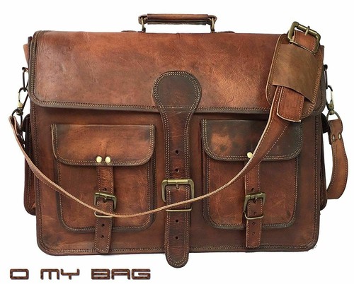 Uomo Pelle Borsa Business Valigetta Borsa Cartella Messenger Laptop Spalla  | eBay