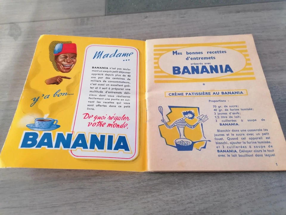 Banania (publicitaire choclat cacao poulain nesquik chocolate y'a bon entremets) - Photo 4/4