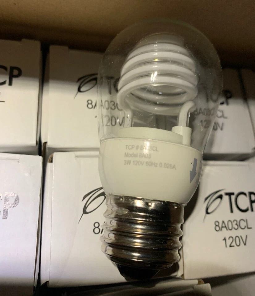 TCP 8A03CL Cold Cathode Compact Lamp 3 watt Light Bulb E26 Base - (12 Pack) - Image 2 of 2