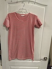Everlane Red Stripe cotton T-shirt Dress. Size small 