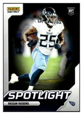 HASSAN HASKINS RC 2022 Panini Instant Spotlight ROOKIE /603 #BW37 NFL T ID:53159